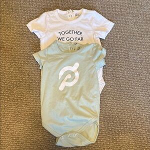 Peloton onesies born to ride, EUC 3-6 months